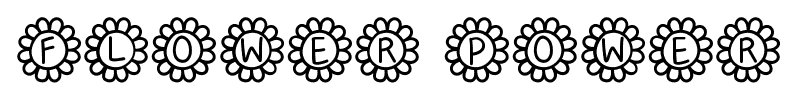Flower Power font